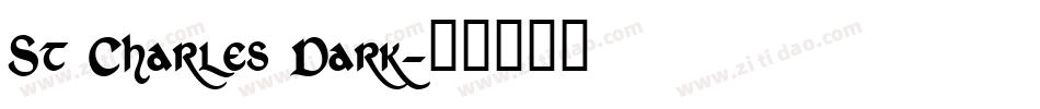 St Charles Dark字体转换